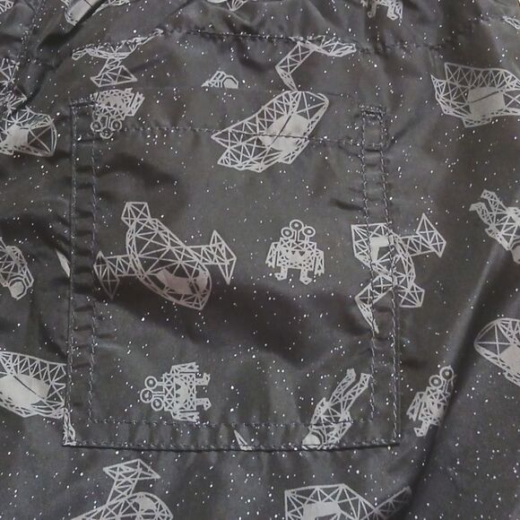 365 Kids, Garanimals, windbreaker pants Size 7 Boys NWOT BLACK/GRAY/ORANGE - Picture 7 of 9